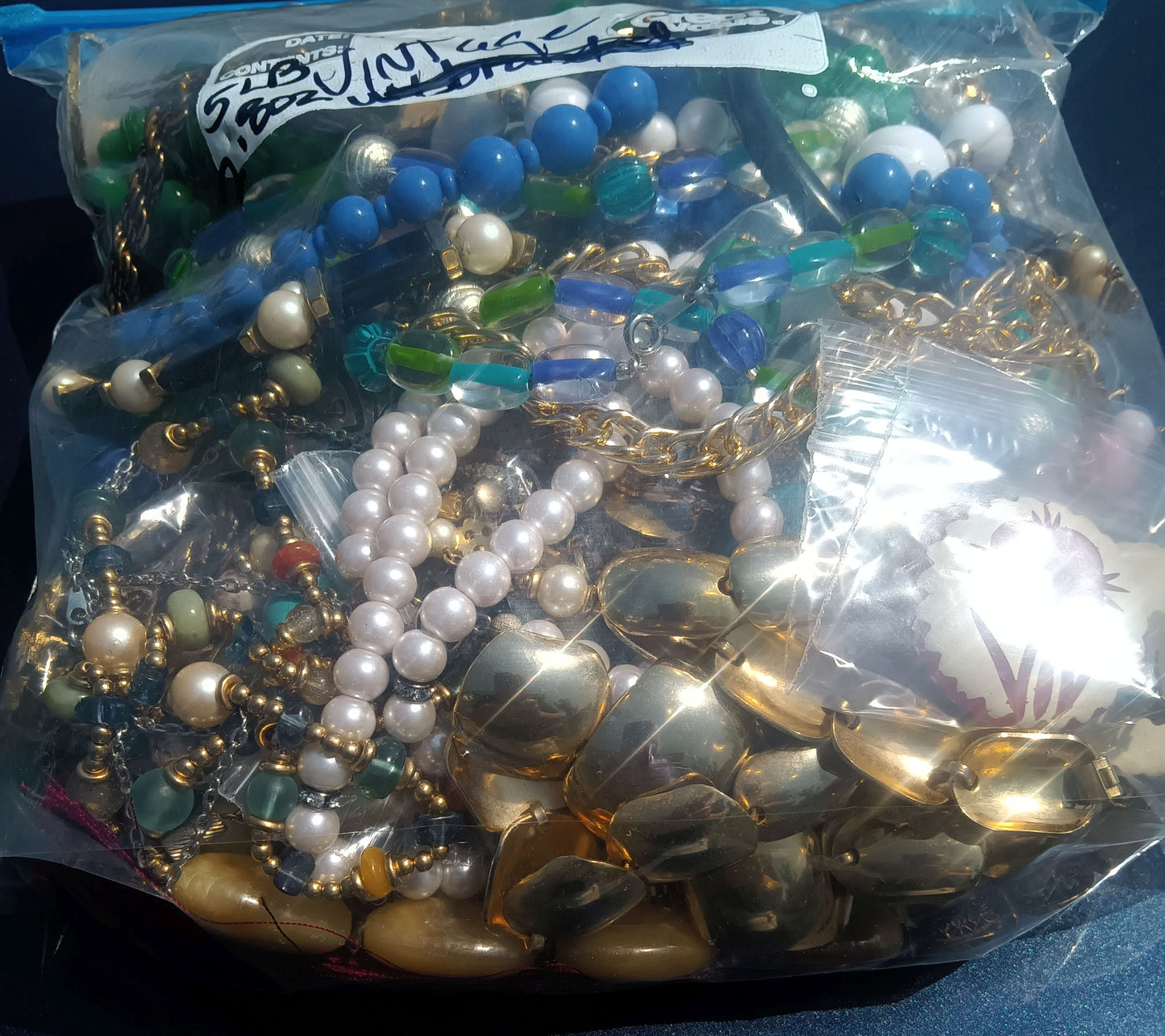 Vintage Mystery Mixed Costume Jewelry Bag #2