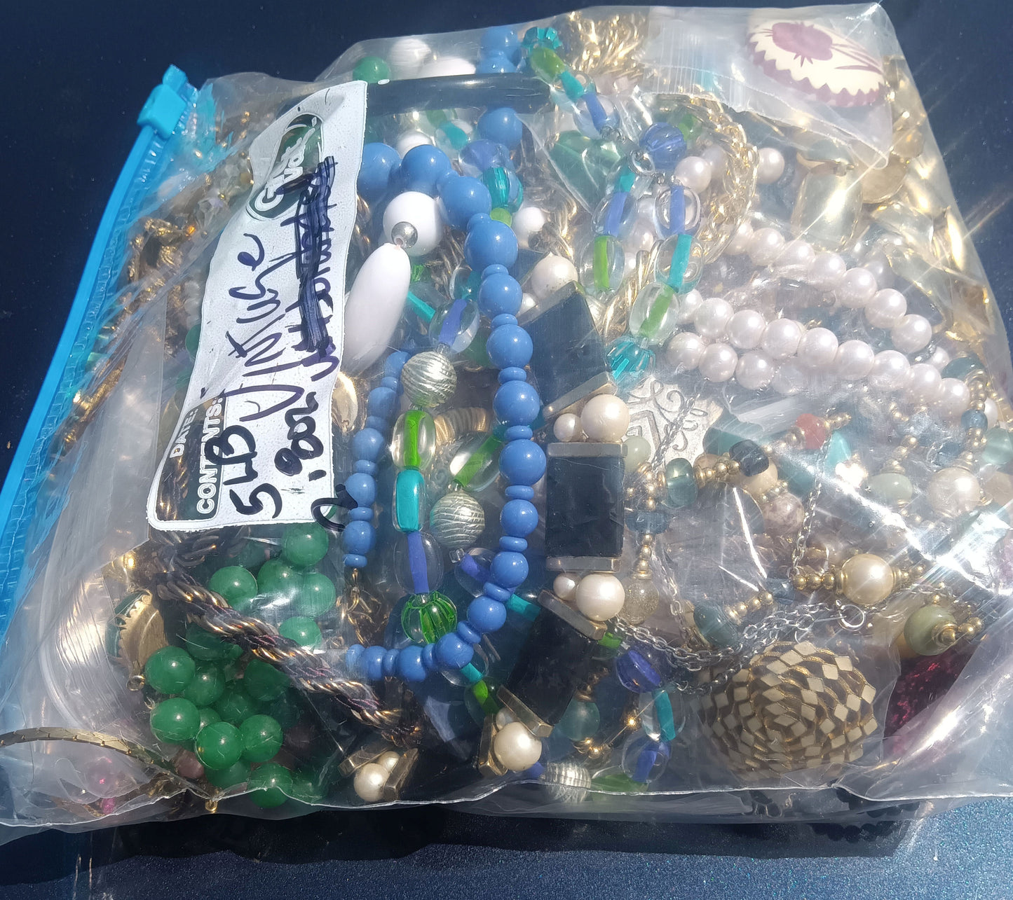 Vintage Mystery Mixed Costume Jewelry Bag #2