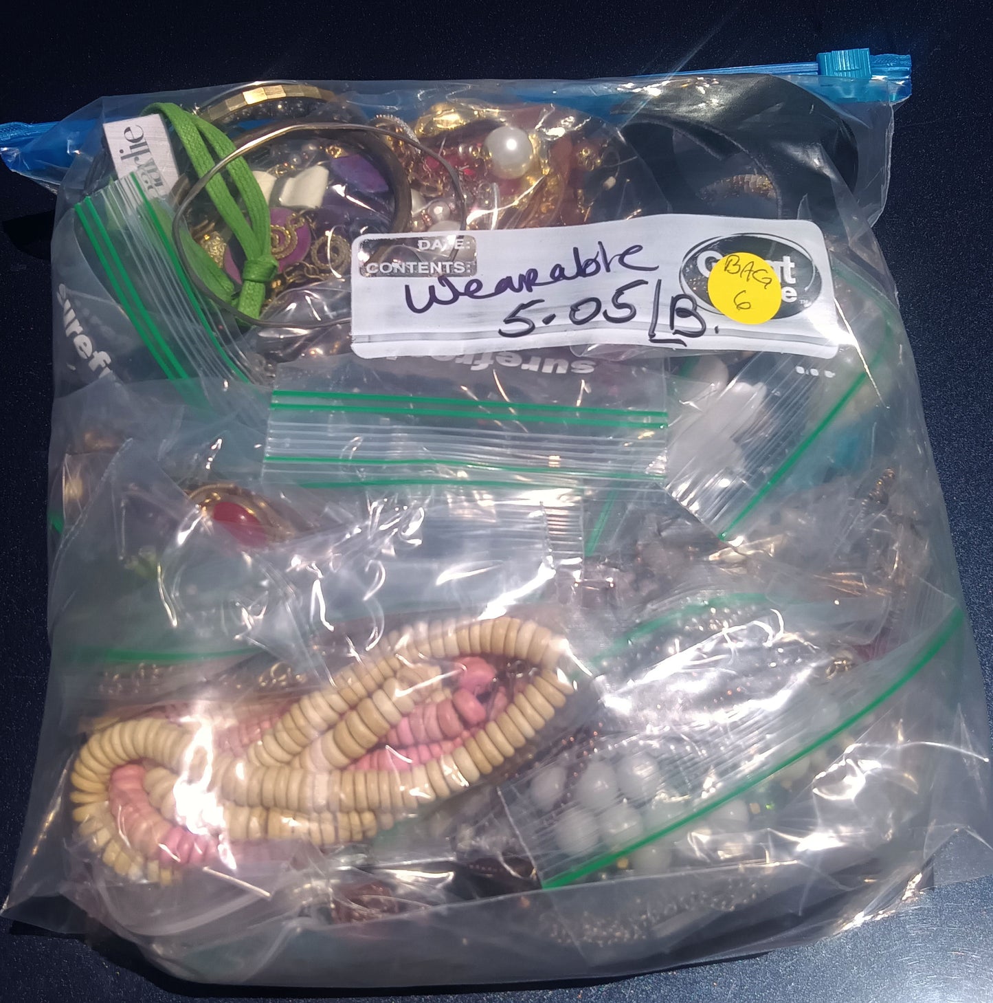 Wearable Mixed Costume Jewelry Mystery Bag #6