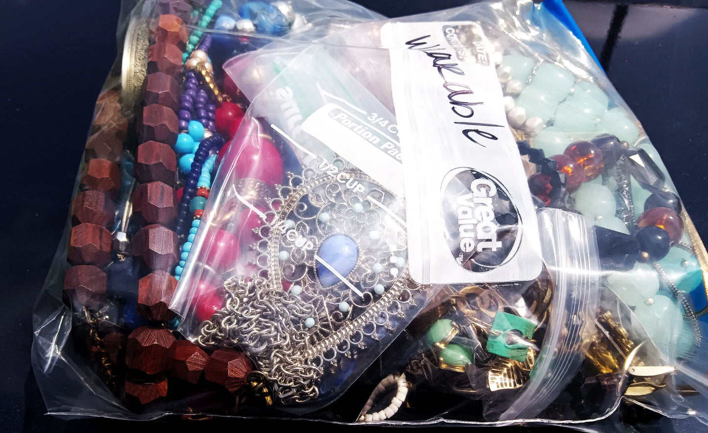Wearable Mixed Costume Jewelry Mystery Bag #7