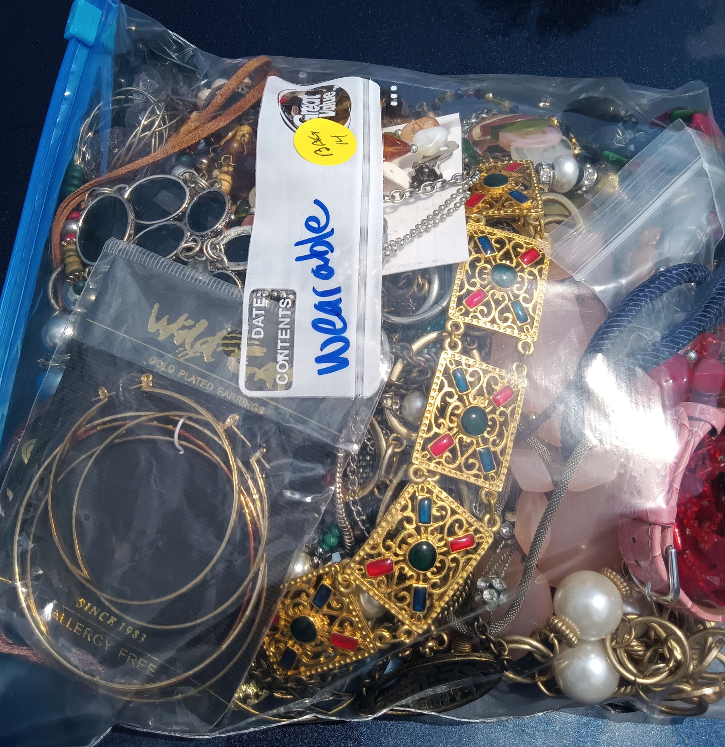 Wearable Mixed Costume Jewelry Mystery Bag #14