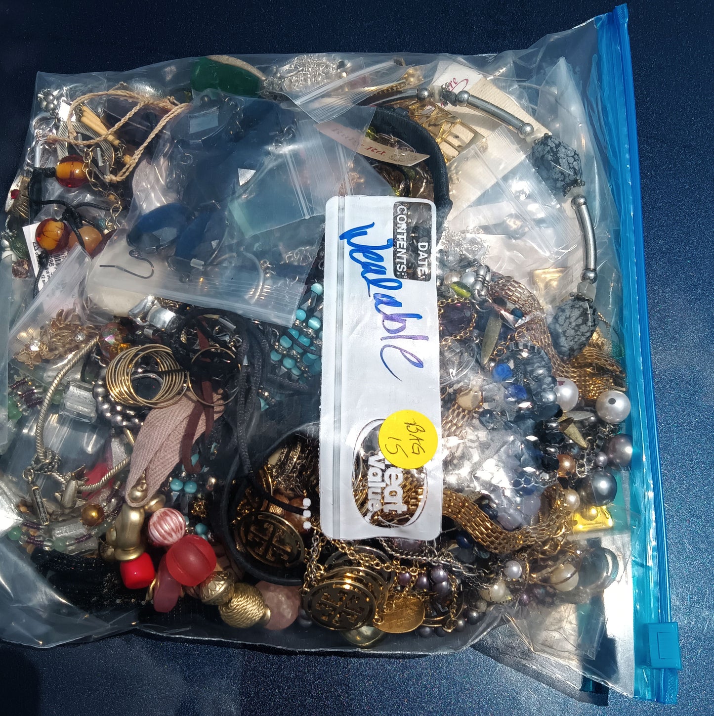 Wearable Mixed Costume Jewelry Mystery Bag #15
