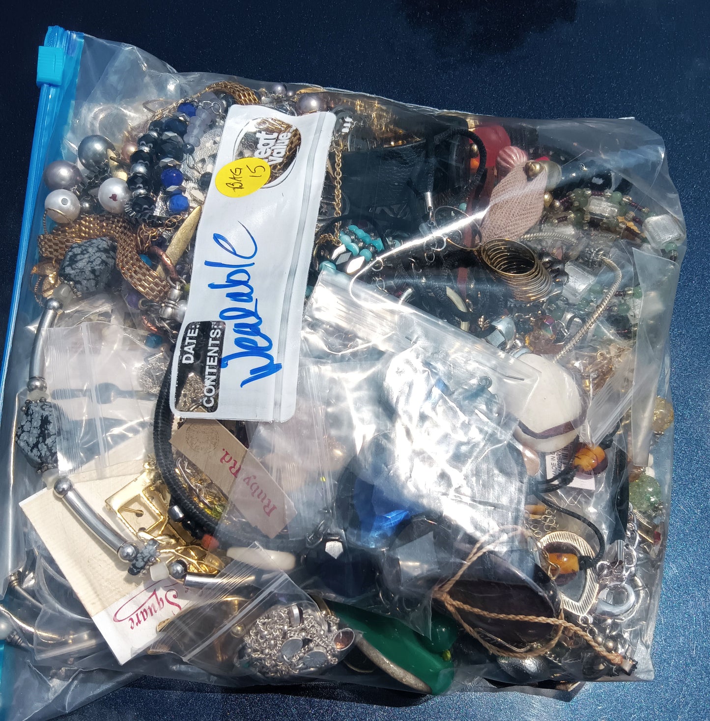 Wearable Mixed Costume Jewelry Mystery Bag #15