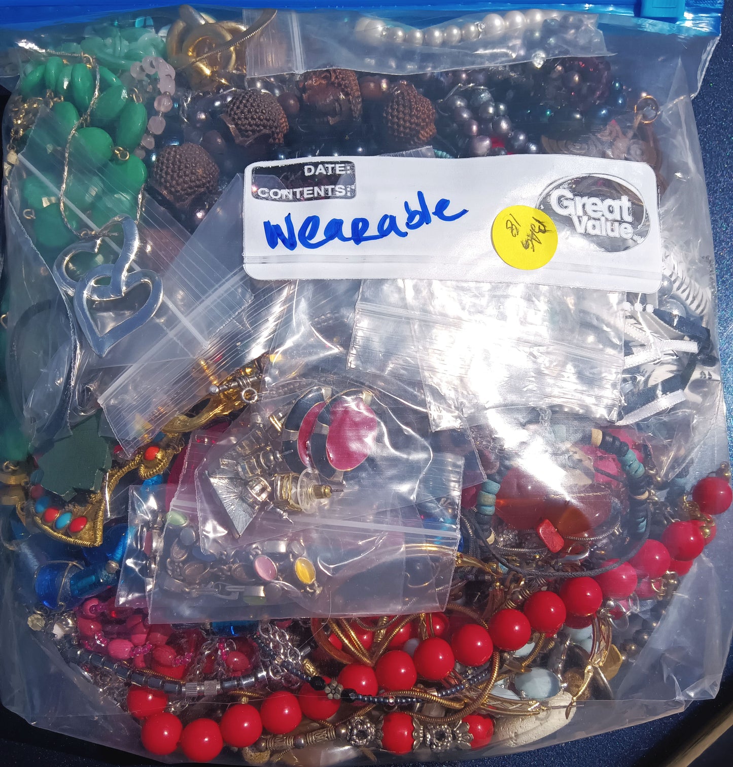 Wearable Mixed Costume Jewelry Mystery Bag #18