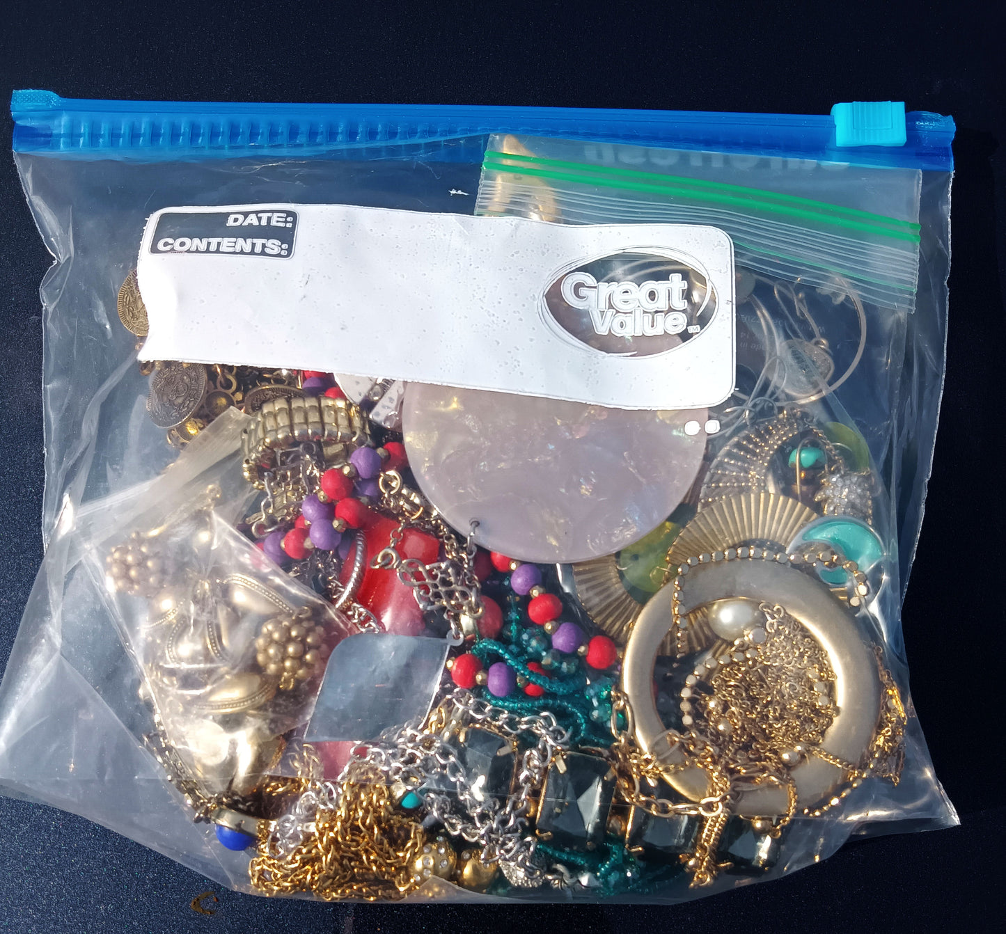 Mystery Mixed Costume Jewelry Bag - 1 Pound - No. 25