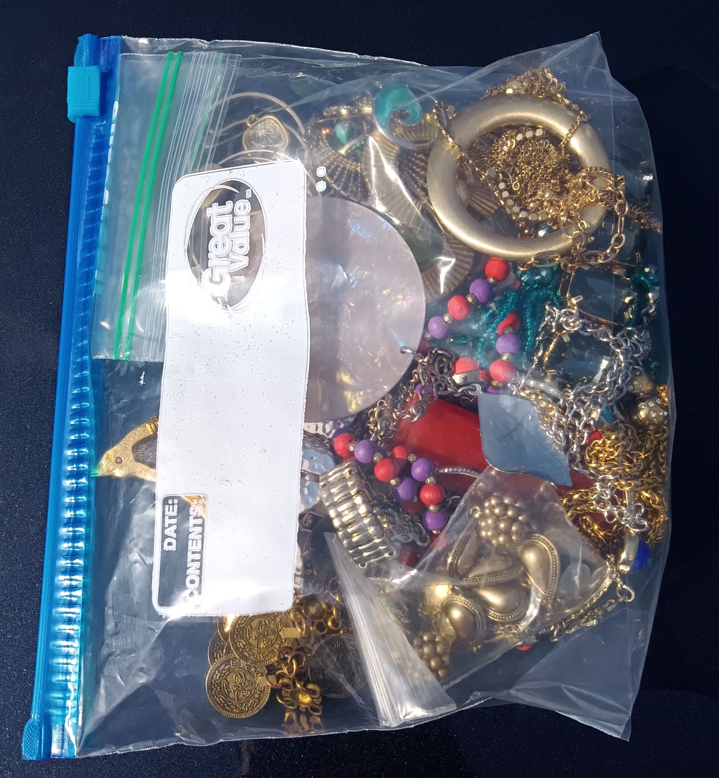 Mystery Mixed Costume Jewelry Bag - 1 Pound - No. 25