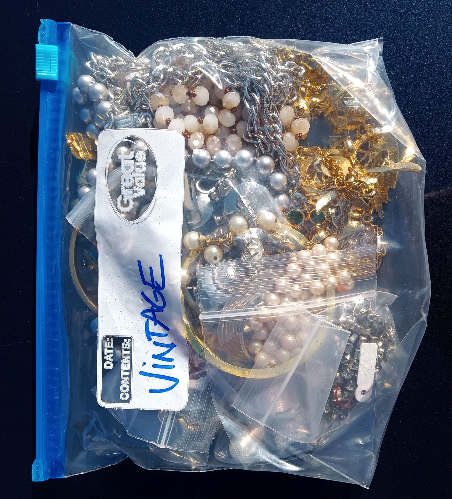 Vintage Costume Jewelry Mystery Bags – 1 pound