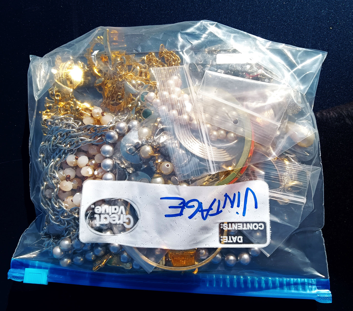 Vintage Costume Jewelry Mystery Bags – 1 pound