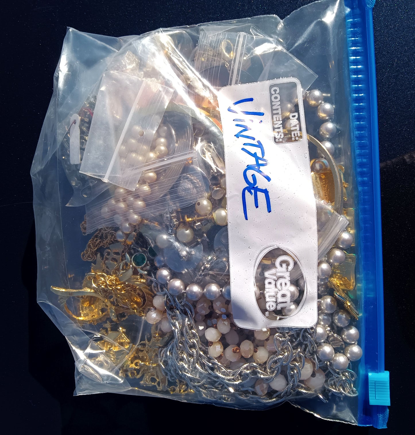 Vintage Costume Jewelry Mystery Bags – 1 pound
