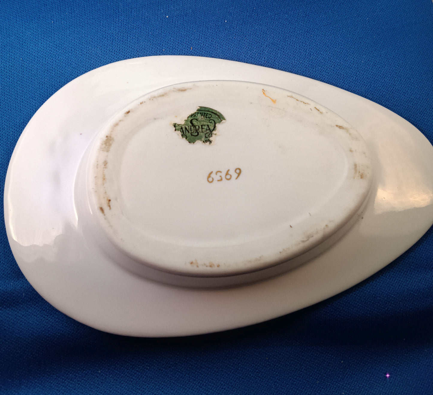 Vintage Victorian Style Porcelain Sauce Dish and Saucer - Andrea – 1950s – Japan