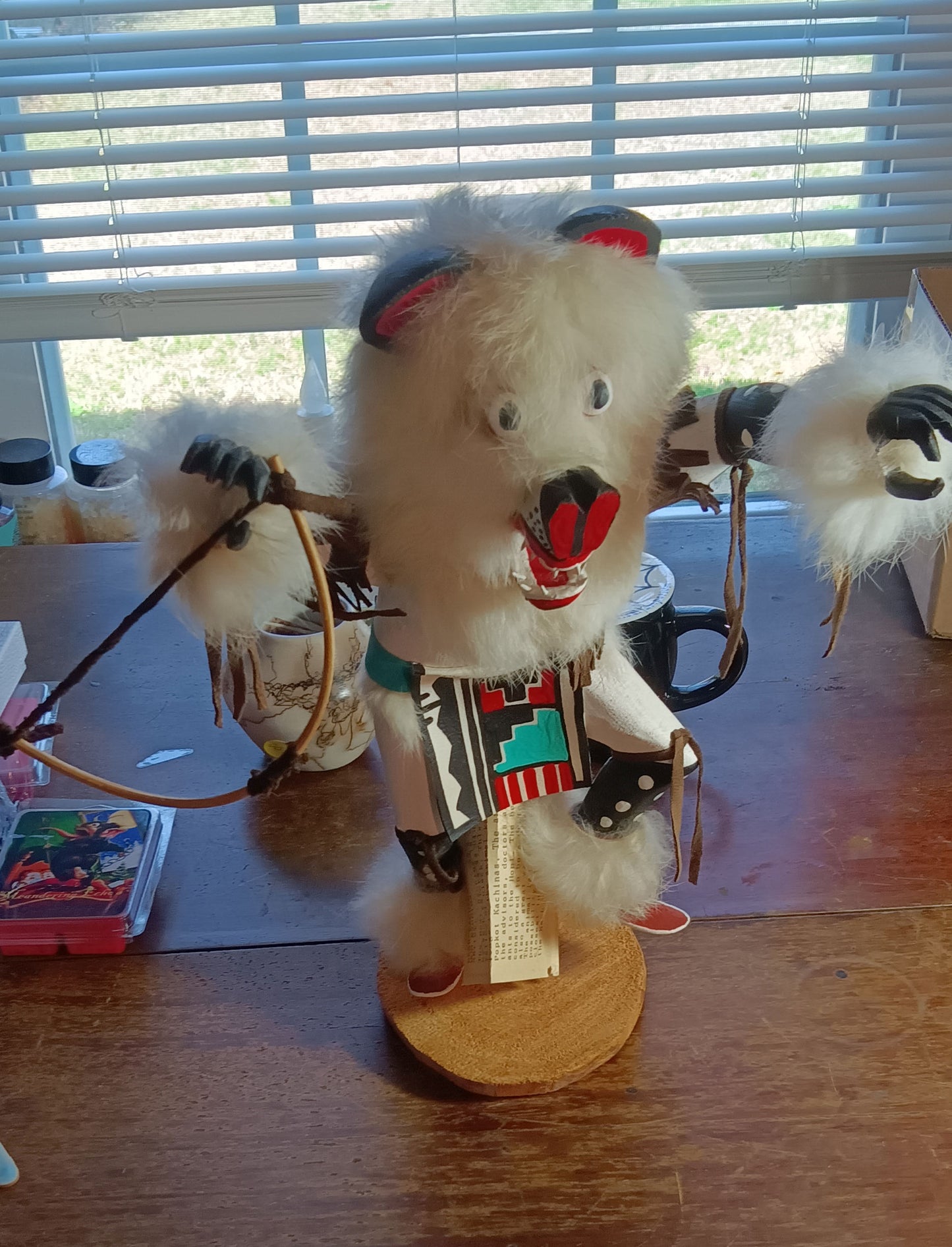 Bear Kachina – Hon Kachina; Dancing; Hopi; Signed by F. Largo