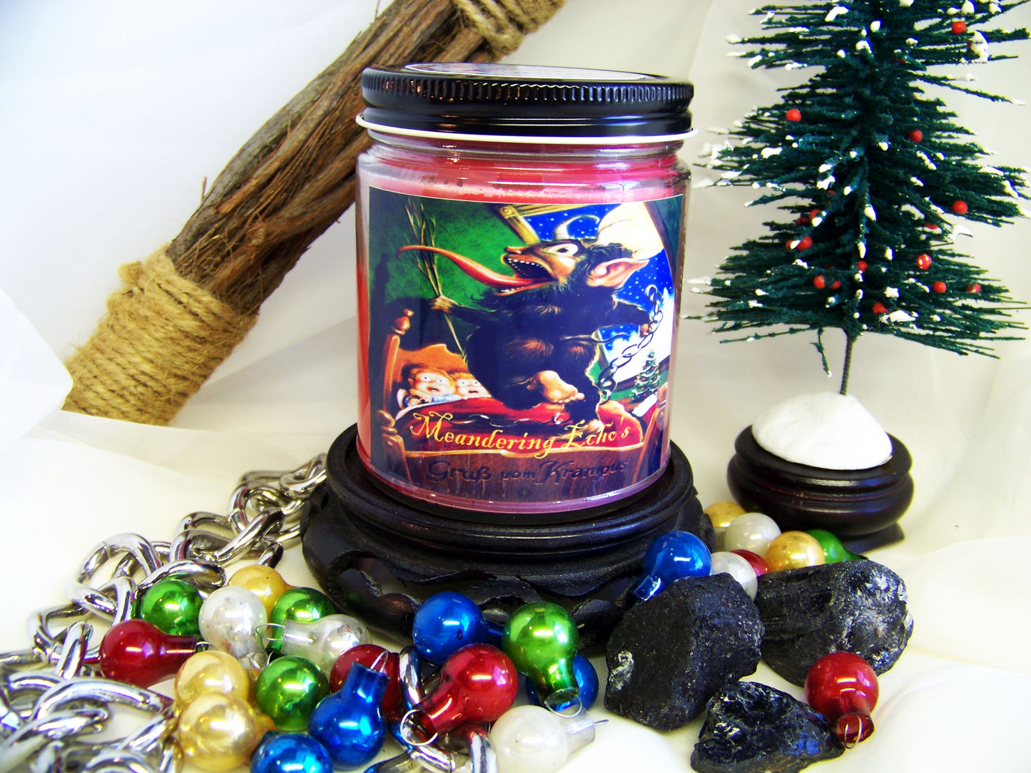 Krampus Candle