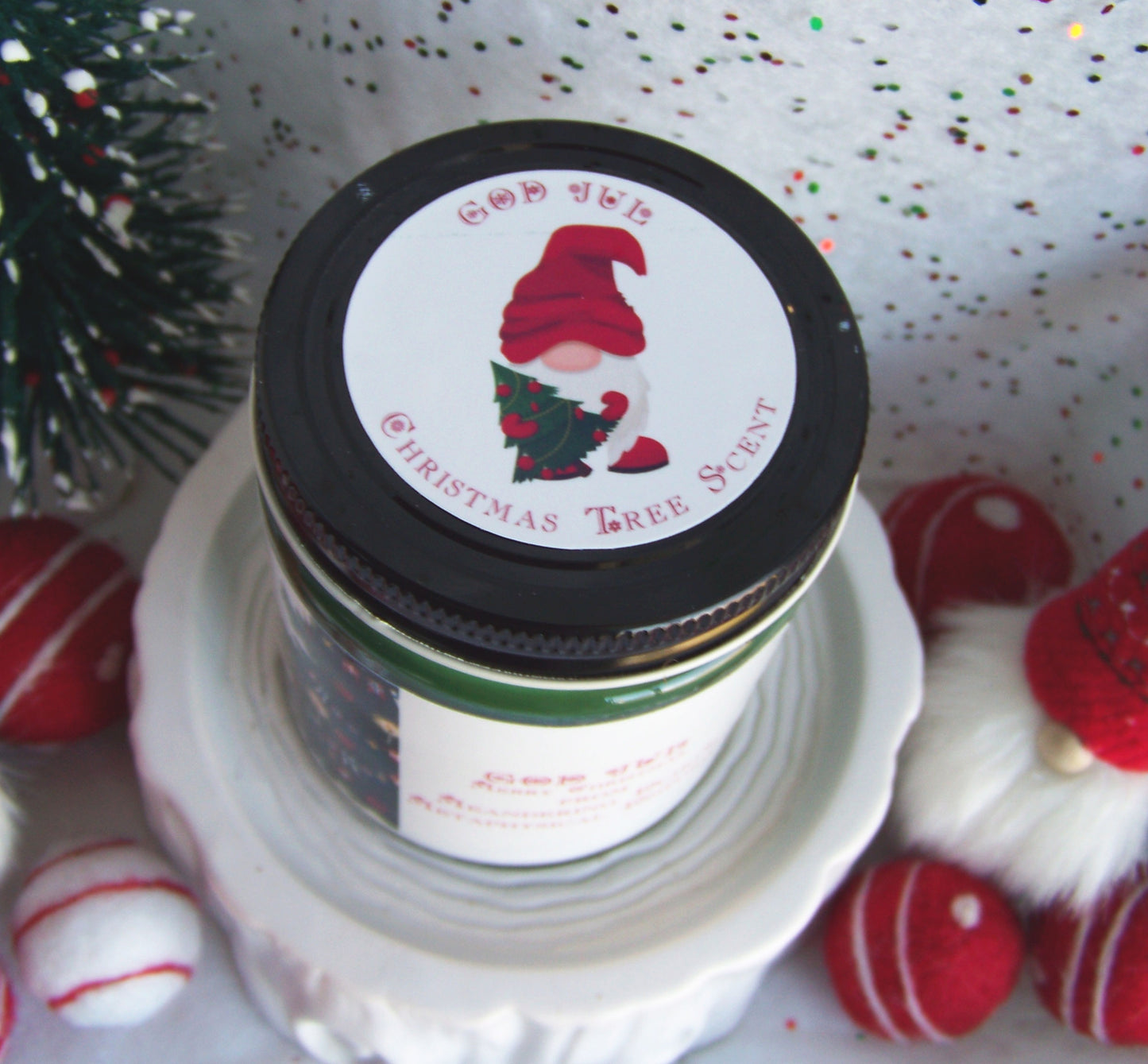 "God Jul" - Merry Christmas Candle