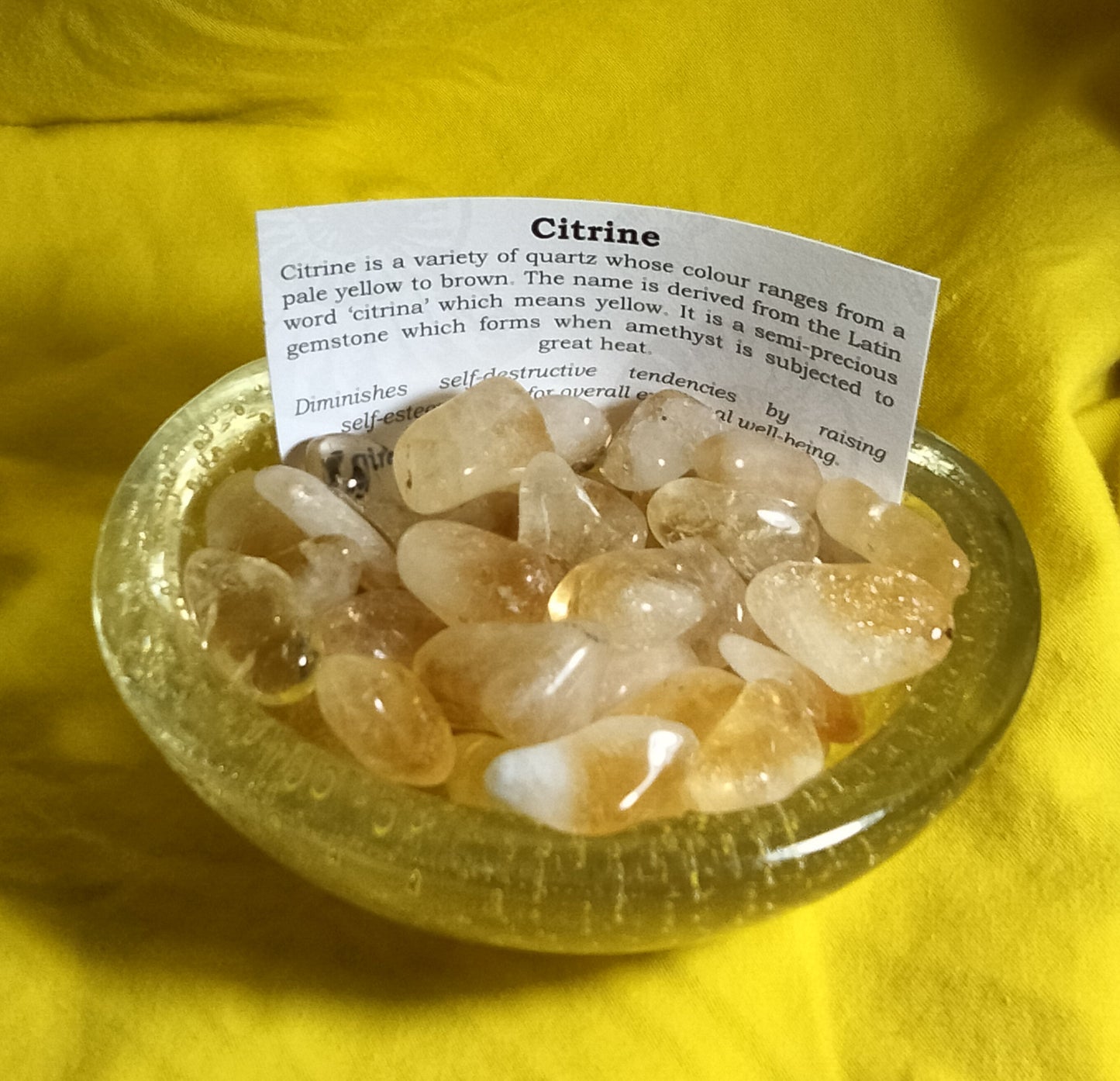 Citrine Tumbled Stone