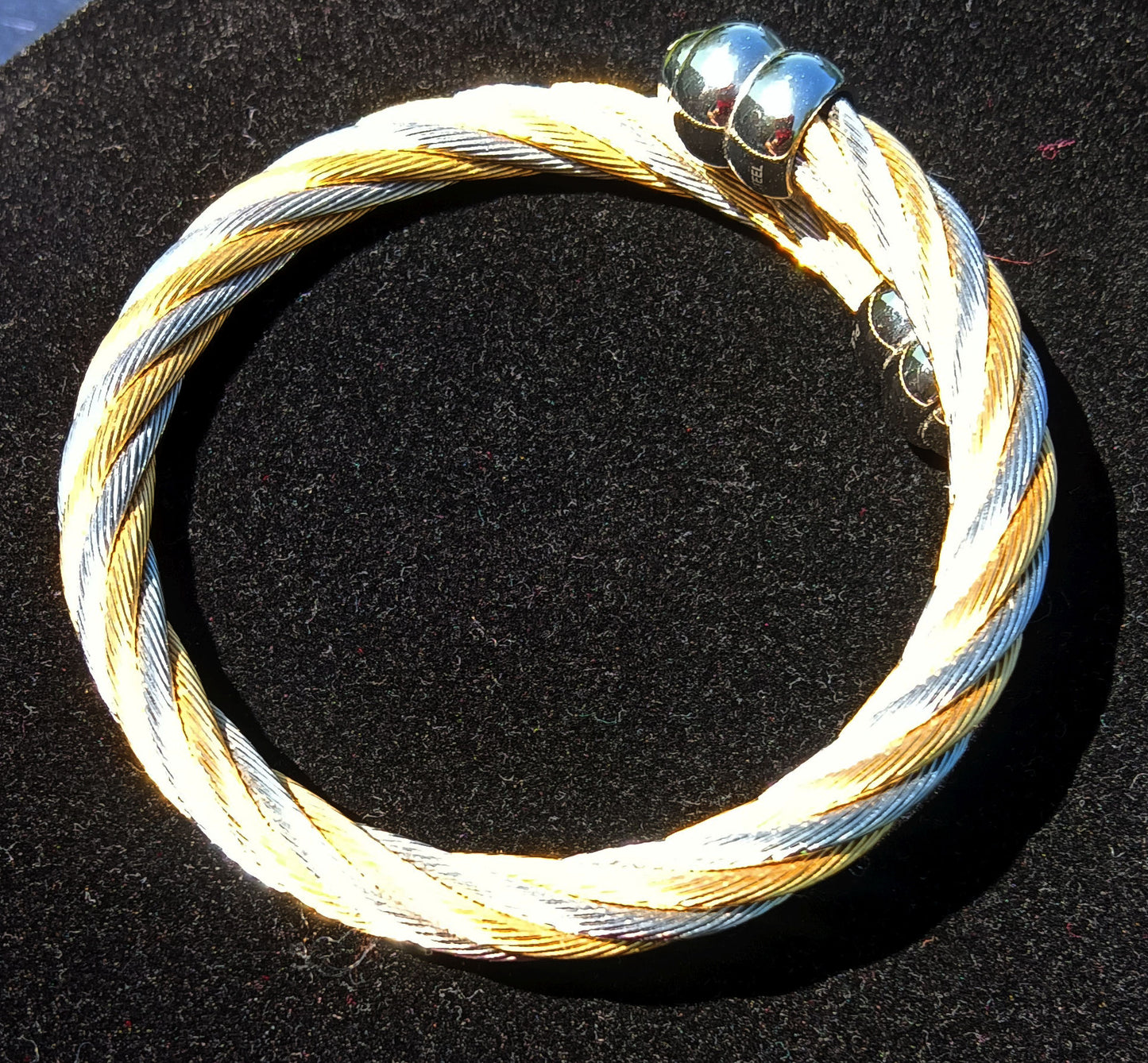 Authentic Charriol Two-toned Cable Bangle