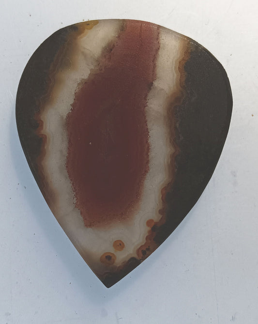 Cathedral Agate Stone Guitar Pick - (2.7mm thick)