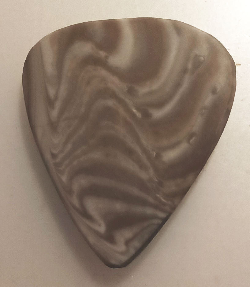 Australian Ribbon Stone Metaphysical Guitar Pick - 28mm wide