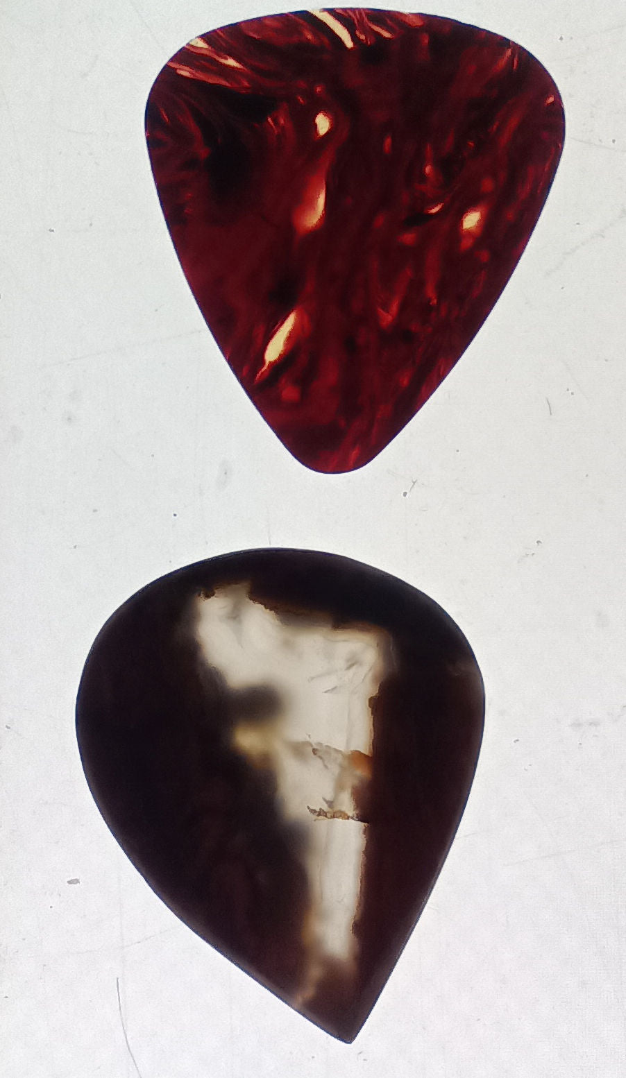 Translucent Agate Metaphysical Guitar Pick - Small