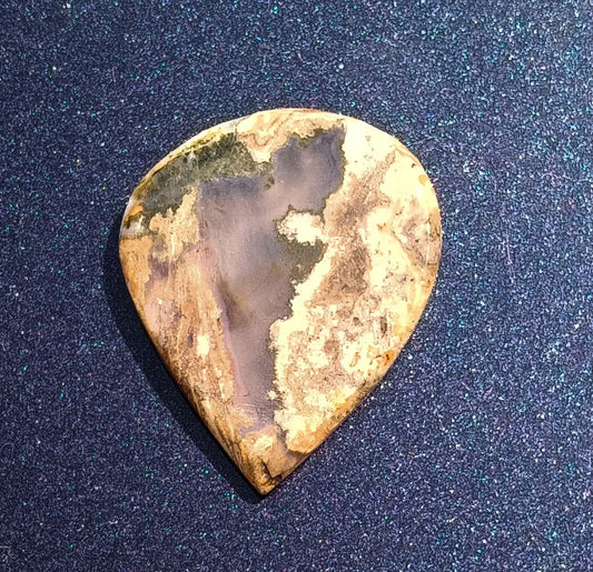 Translucent Agate Metaphysical Guitar Pick - Small