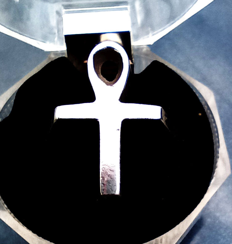 Ankh Sterling Ring - Size 9.5