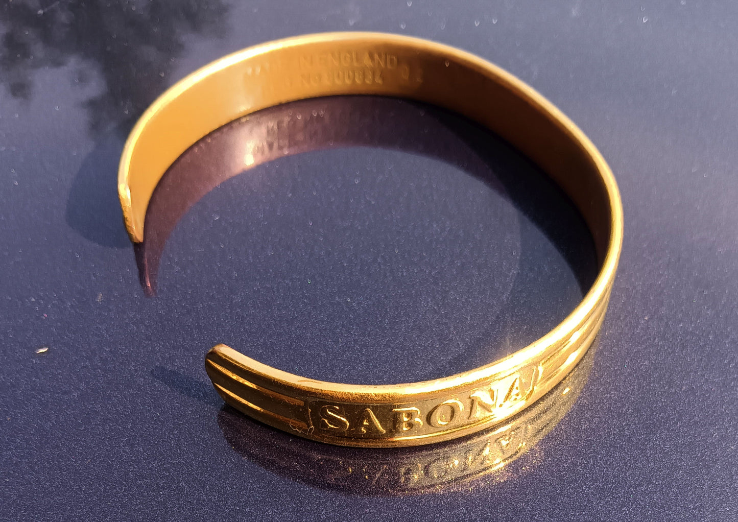 Sabona of London Signed Copper/Gold Toned Bracelet