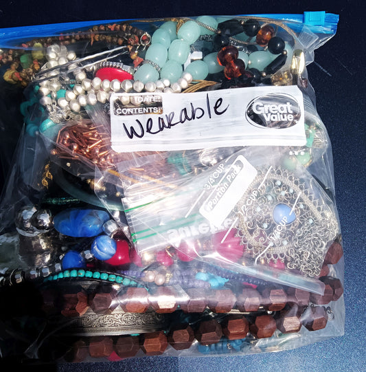 Wearable Mixed Costume Jewelry Mystery Bag #7