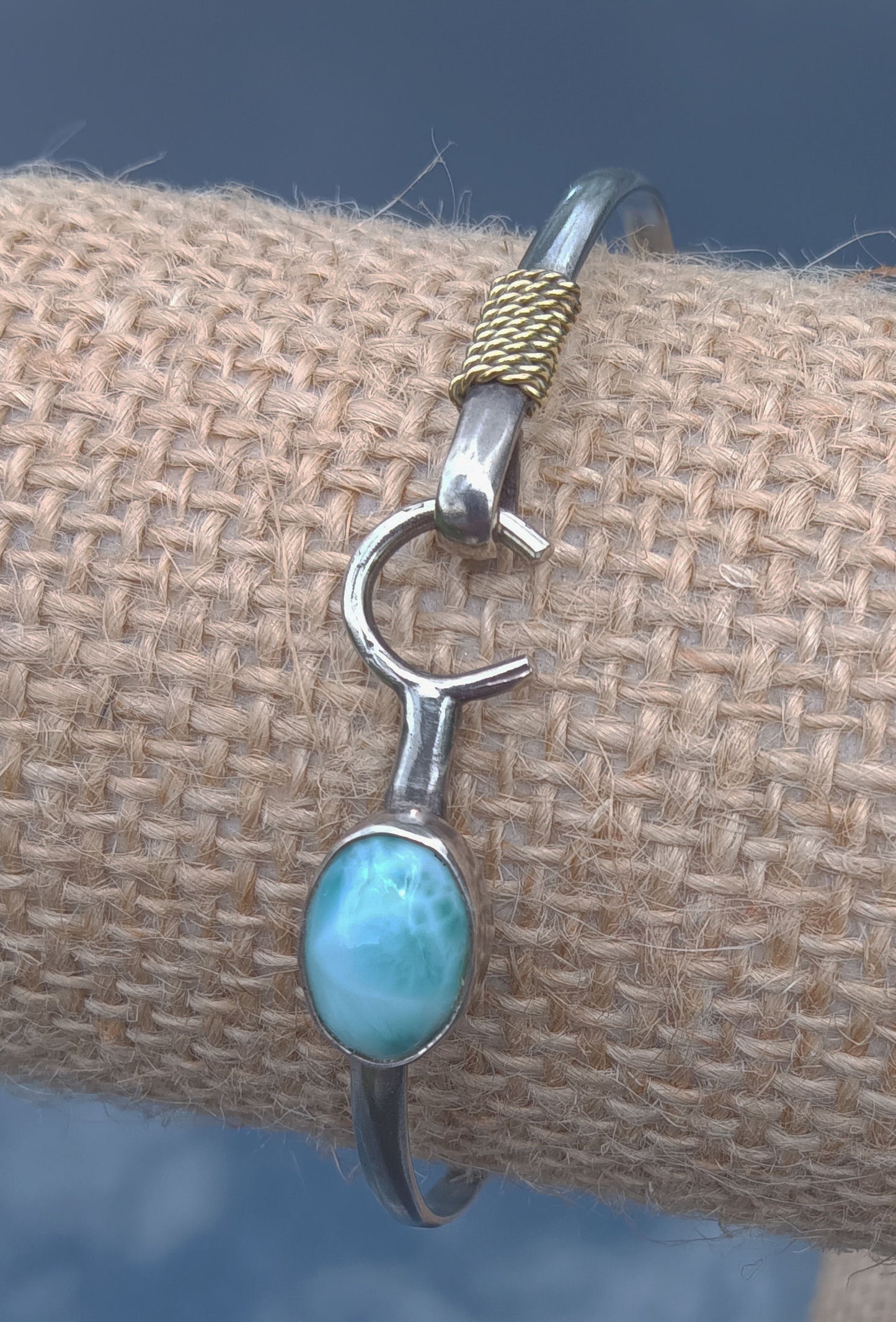 Larimar Hook Bracelet