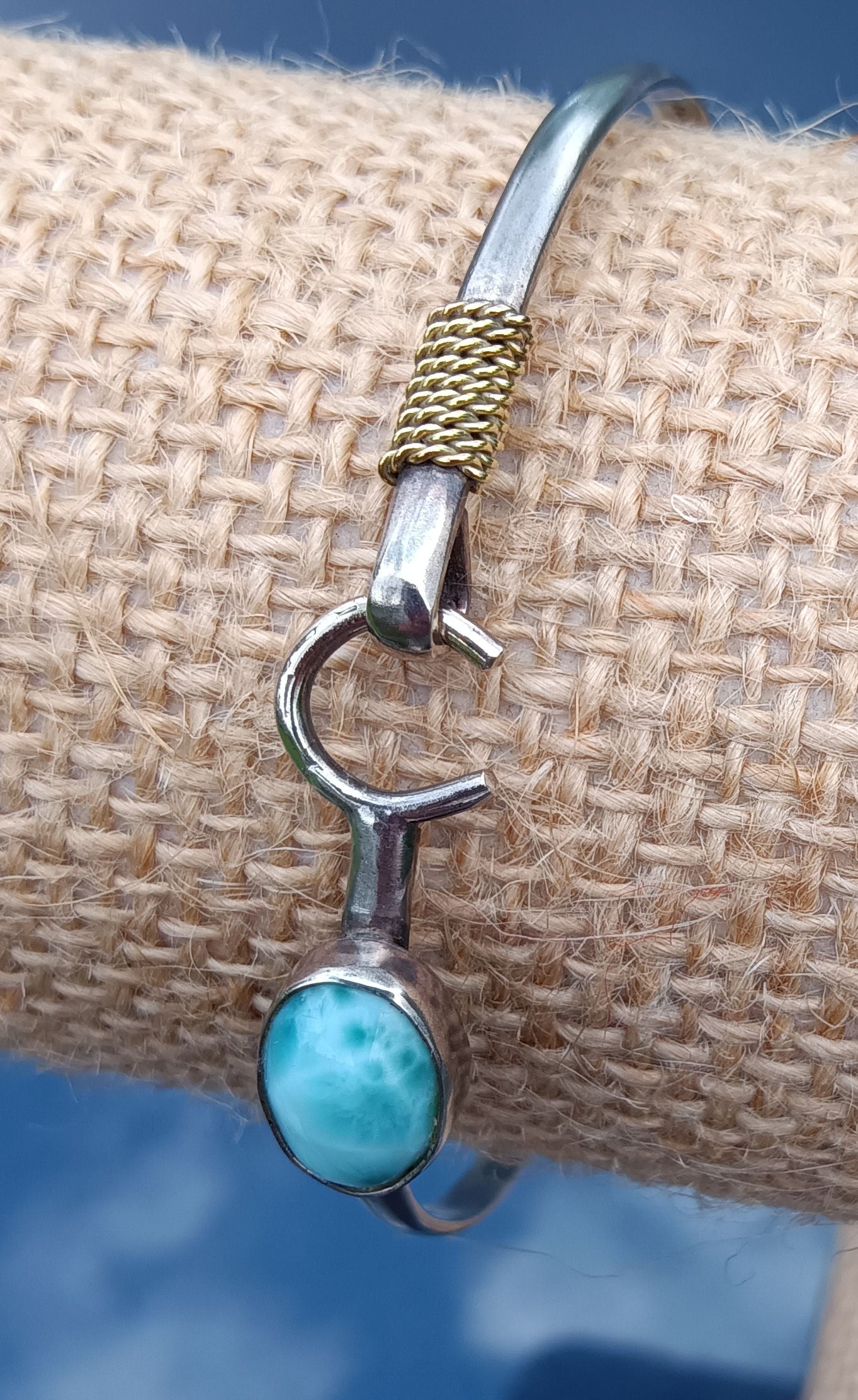 Larimar Hook Bracelet