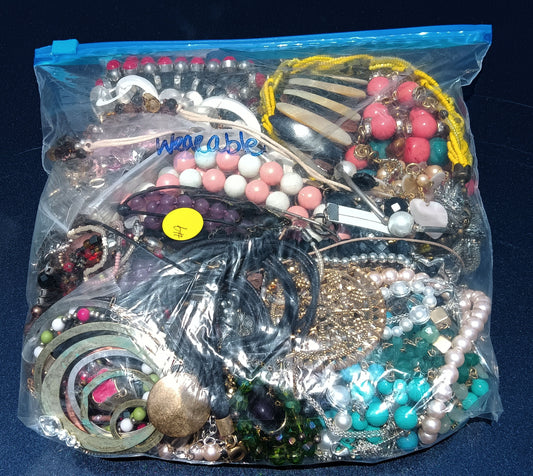 Wearable Mixed Costume Jewelry Mystery Bag #9