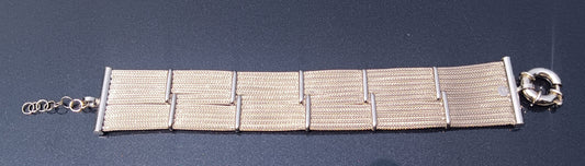 Vintage Fine Mesh 925 Italy Bracelet