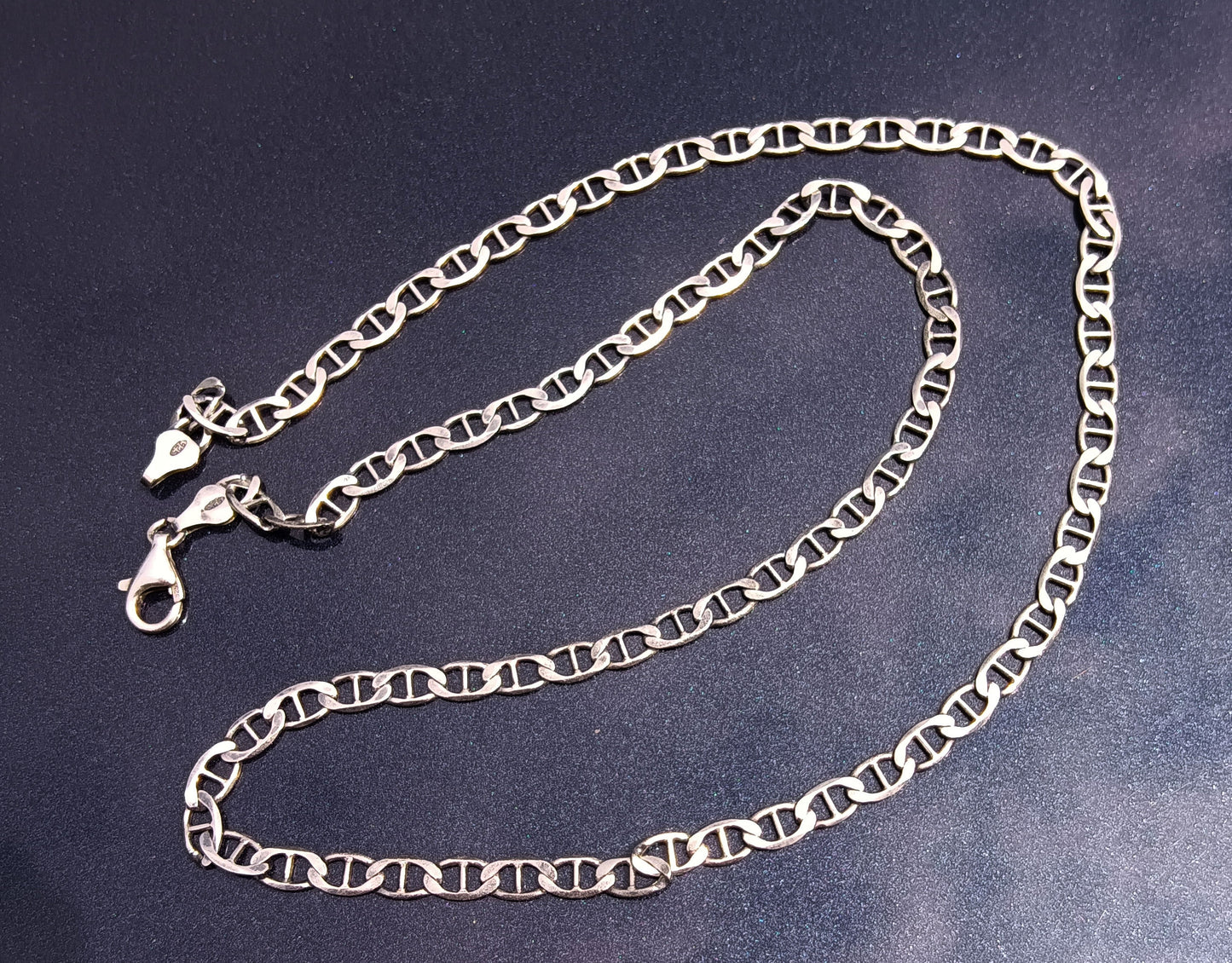 925 Italy Silver Fine Mariners Link Chain