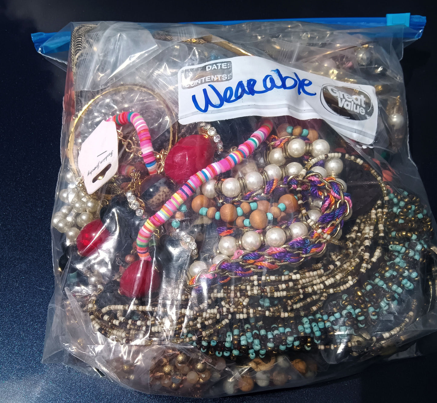 Wearable Mixed Costume Jewelry Mystery Bag #12 - 5 Pounds