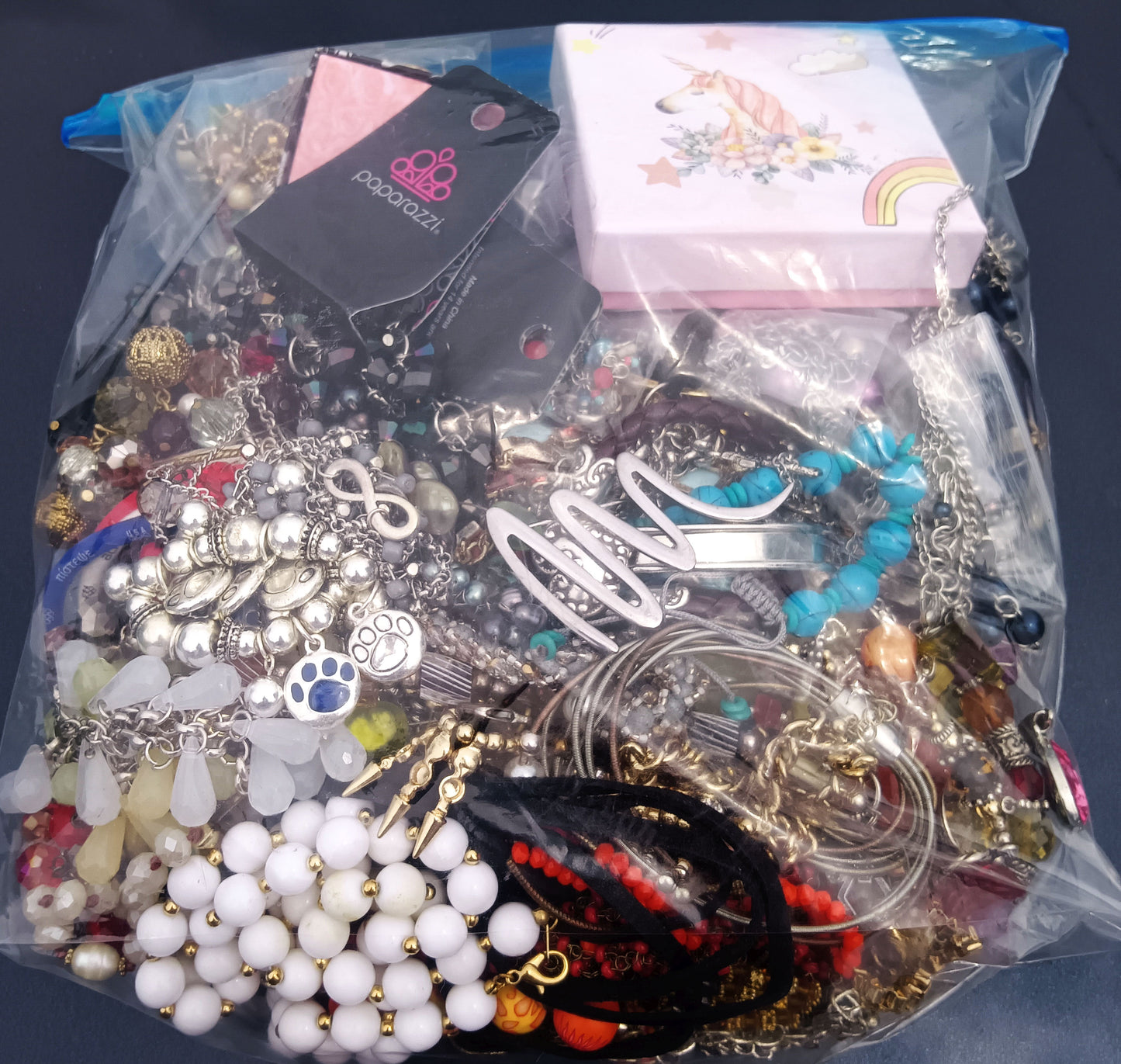 Wearable Mixed Costume Jewelry Mystery Bag #13