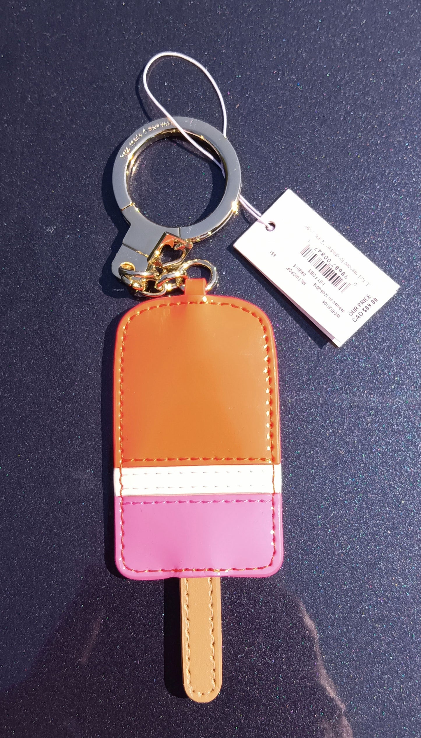 Kate Spade Popsicle Ice Cream Key Chain