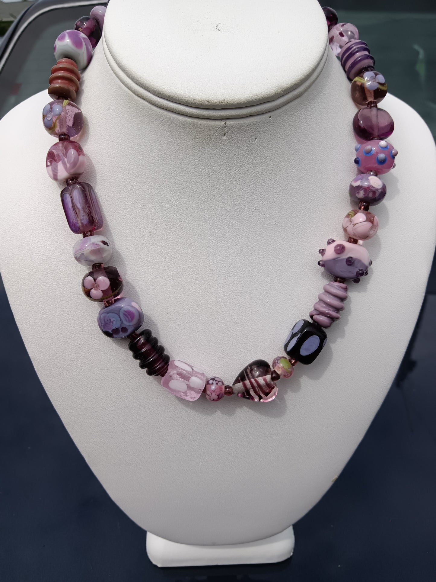 Lampworked Bead Necklace