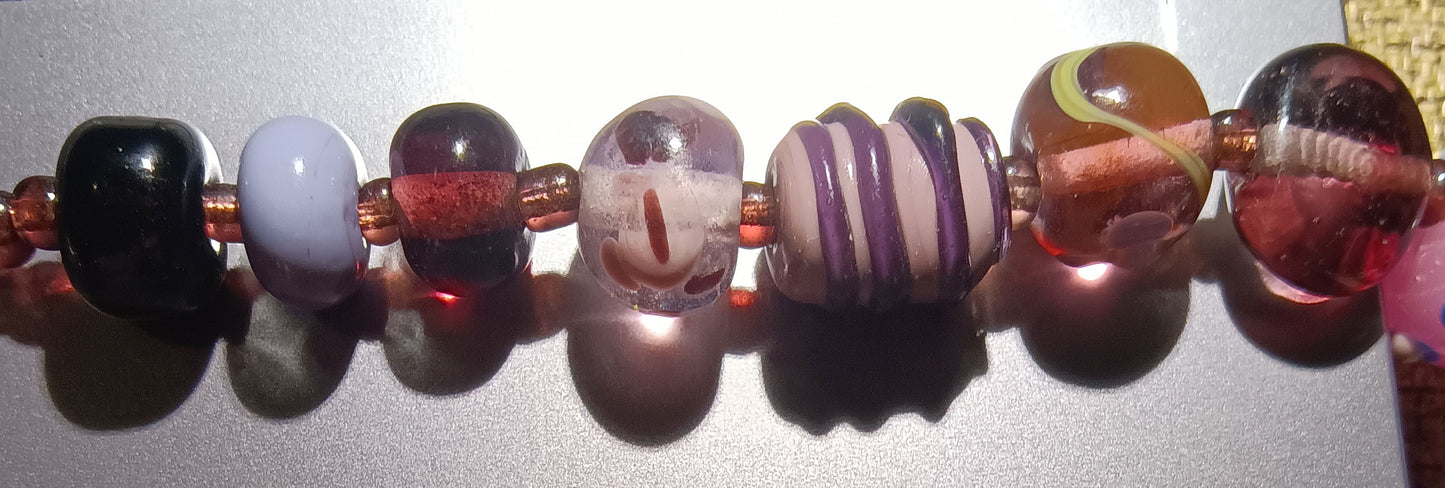 Lampworked Bead Necklace