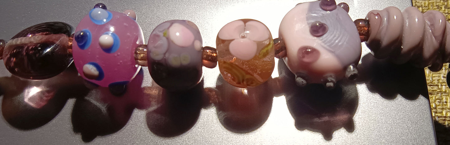 Lampworked Bead Necklace