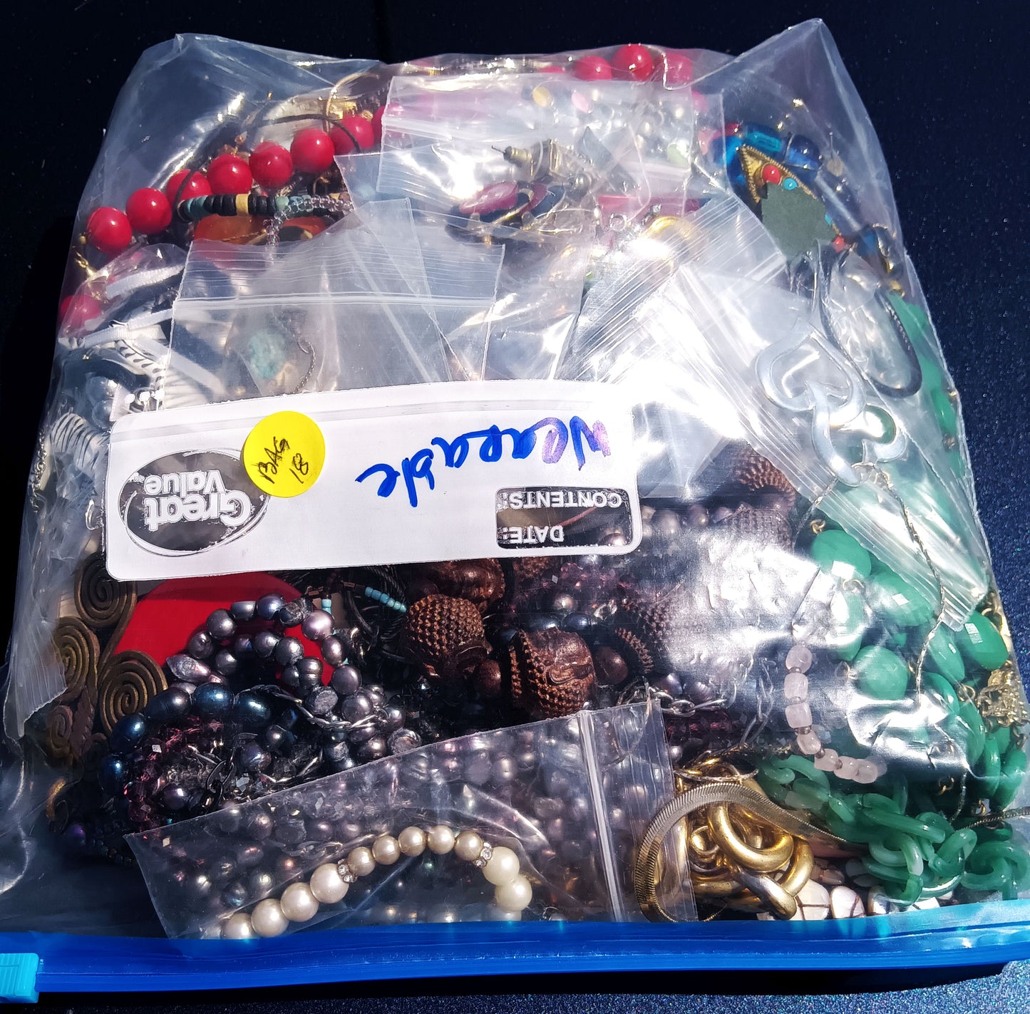 Wearable Mixed Costume Jewelry Mystery Bag #18