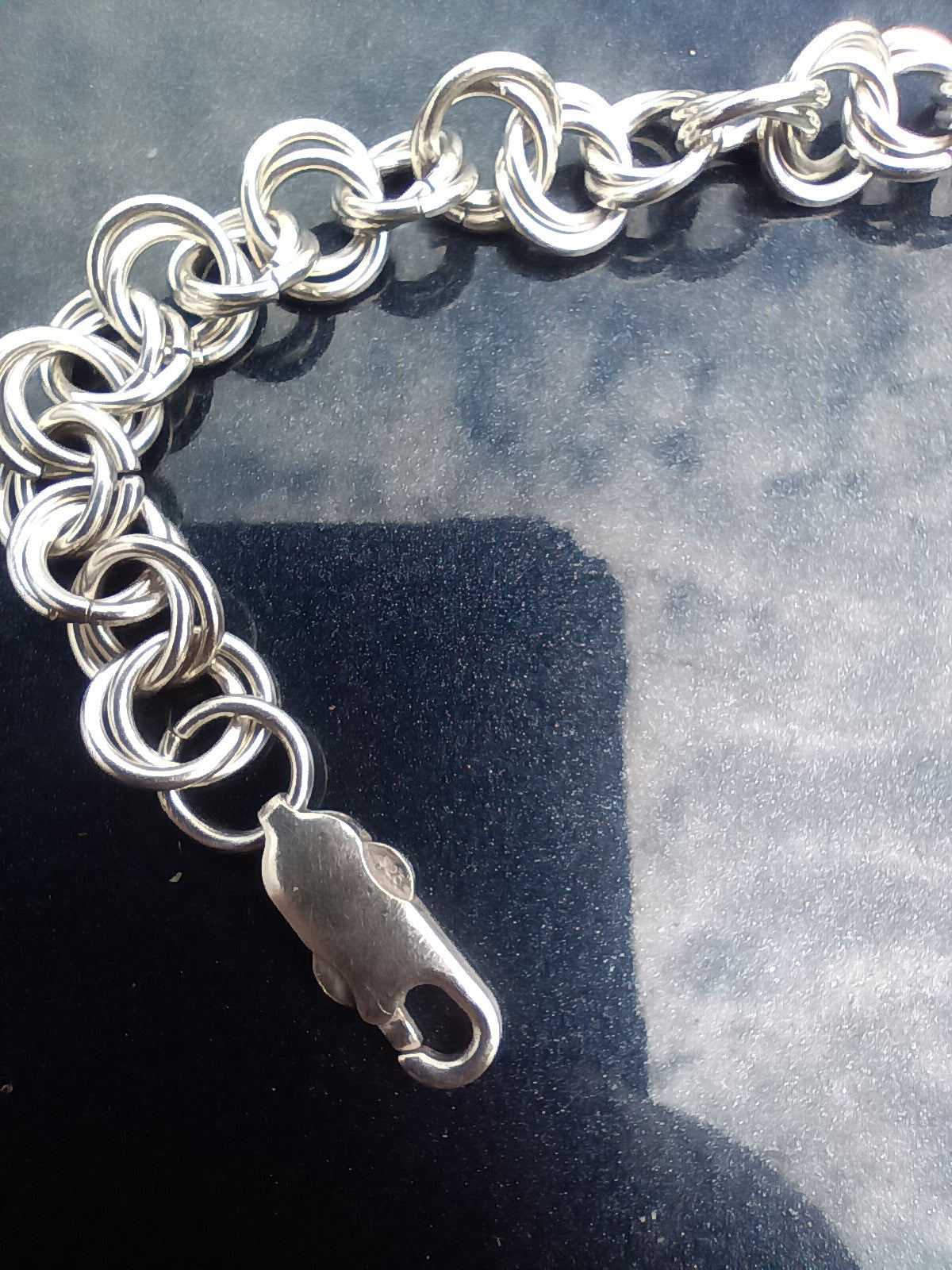 Silver Ring Bracelet