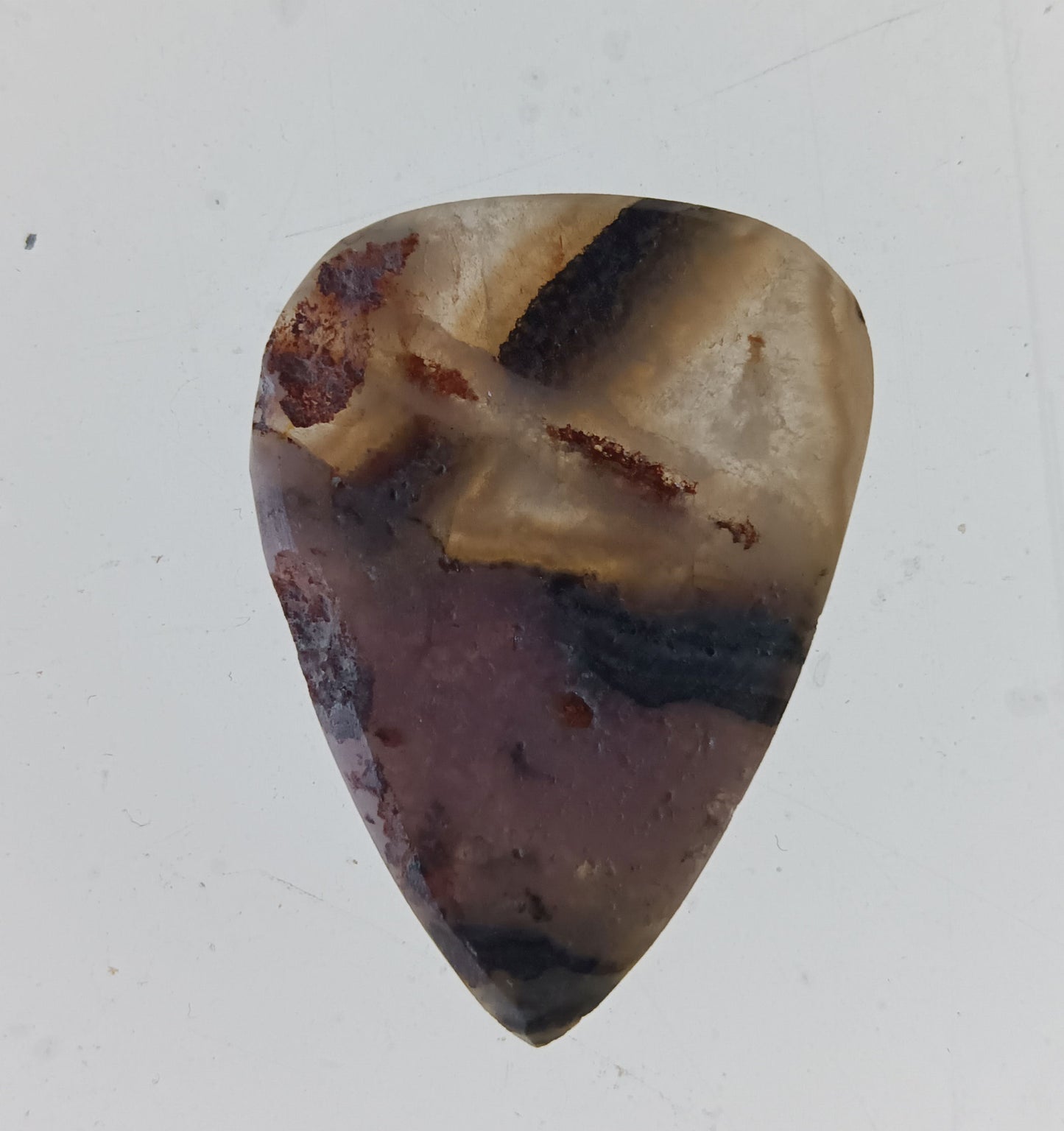 Gray/Brown Semi-translucent Guitar Pick