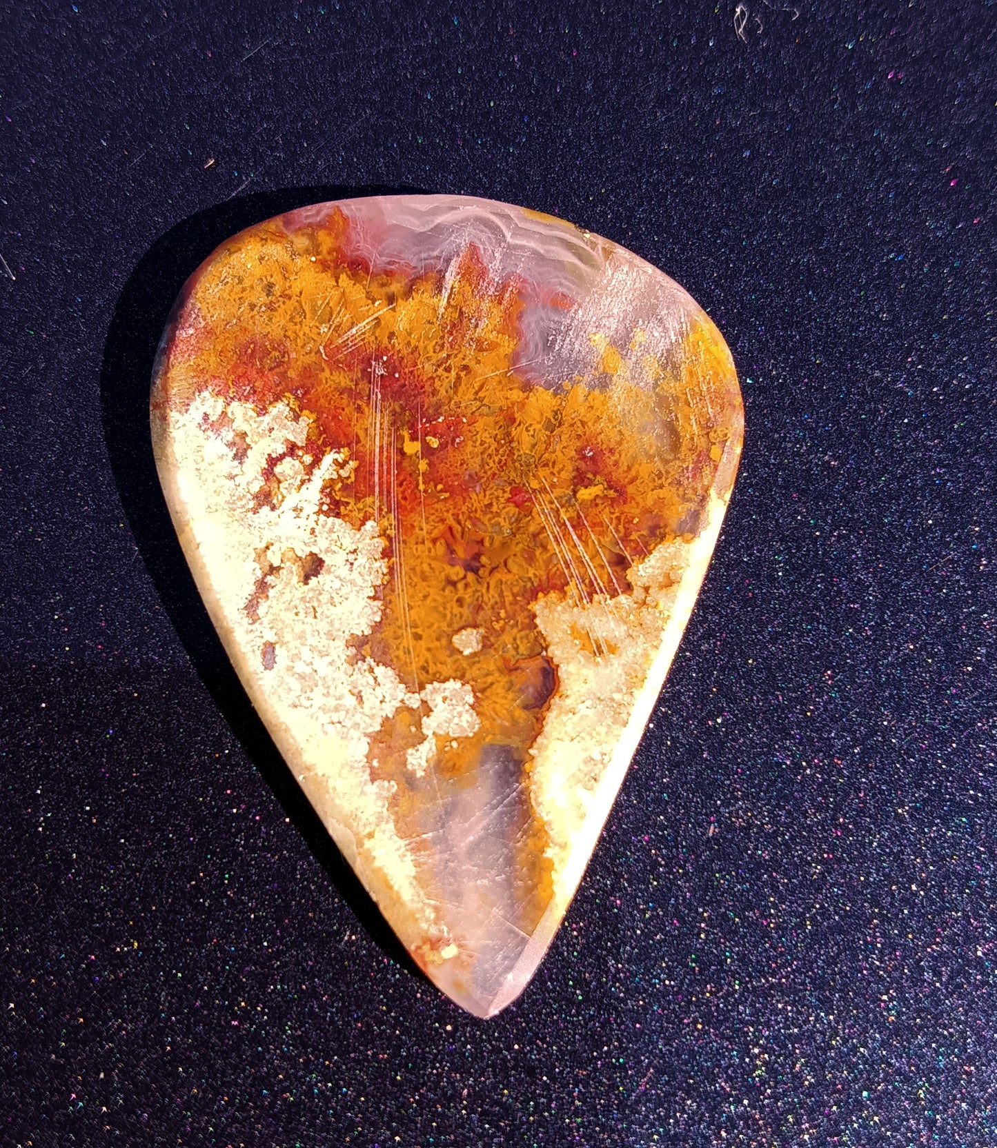 Plume Agate Guitar Pick