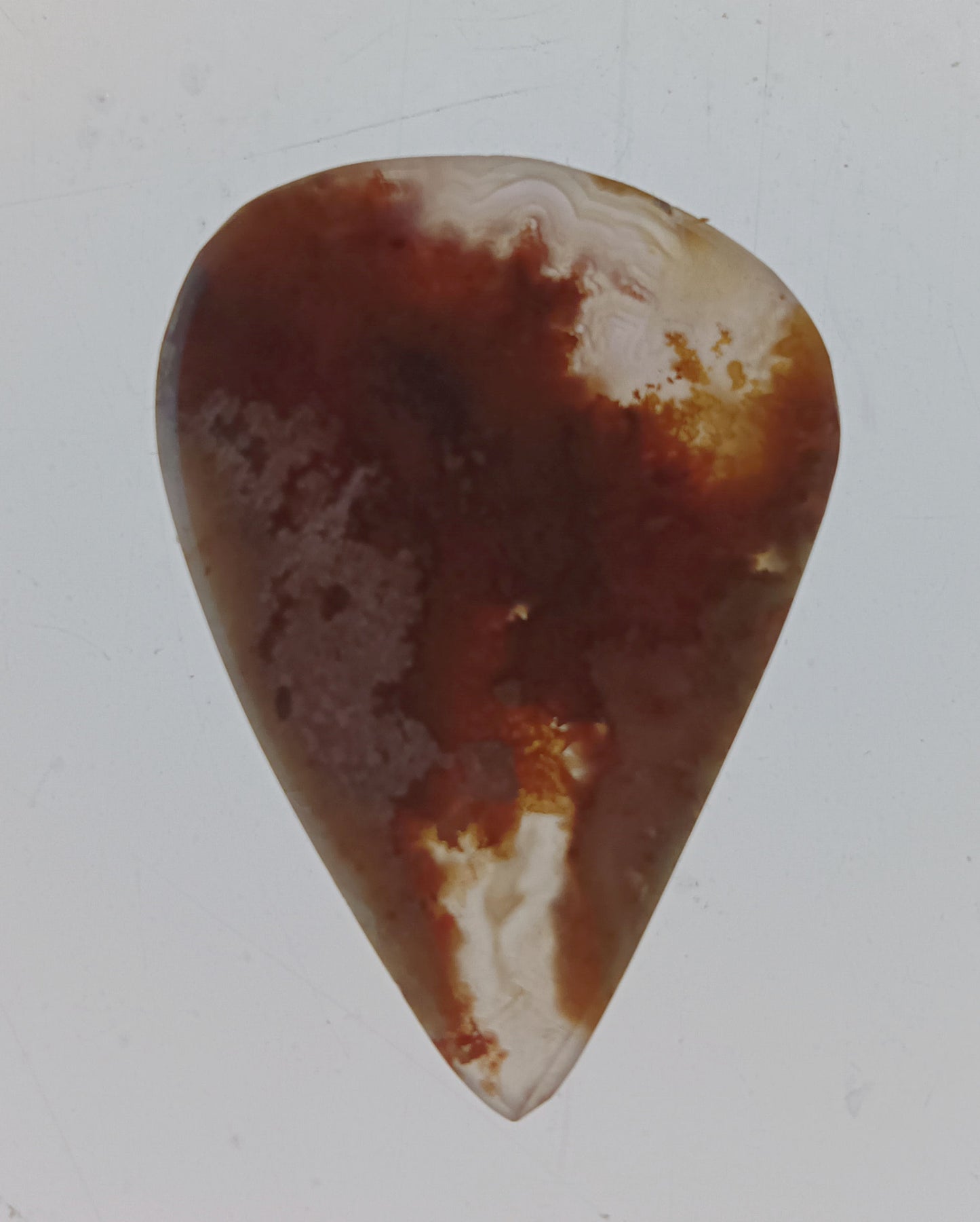 Plume Agate Guitar Pick