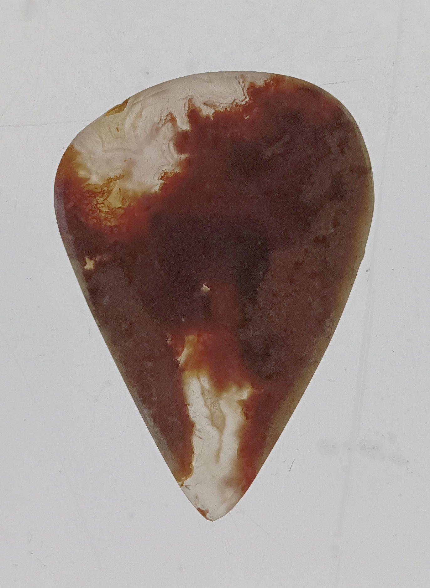 Plume Agate Guitar Pick