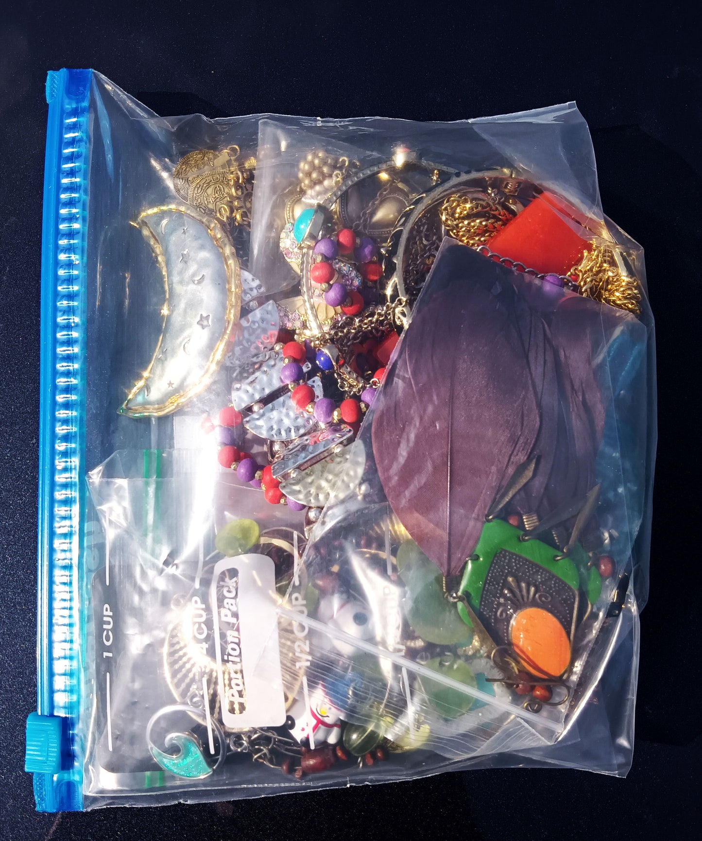 Mystery Mixed Costume Jewelry Bag - 1 Pound - No. 25