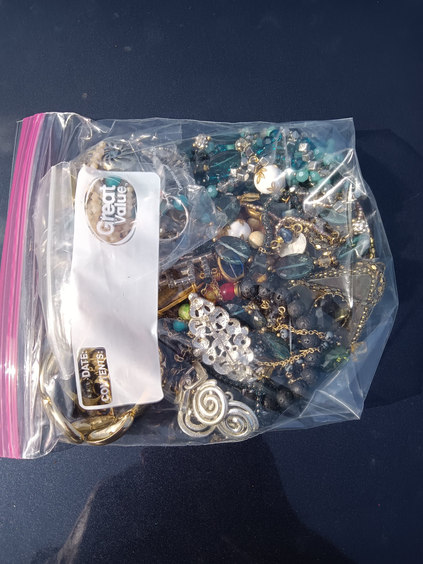 Mystery Mixed Costume Jewelry Bag - 1 Pound - No. 26