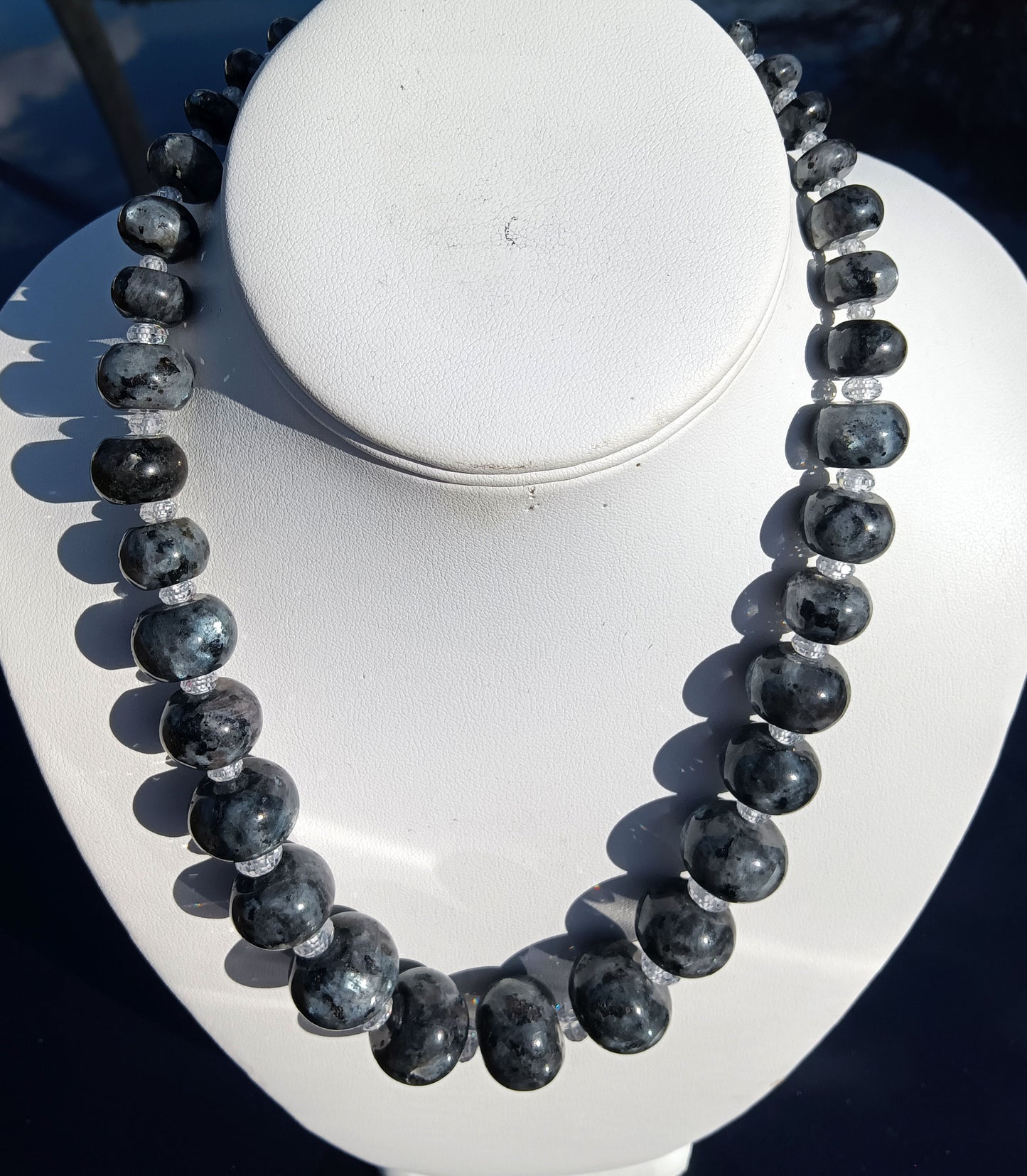 Gray Labradorite Necklace