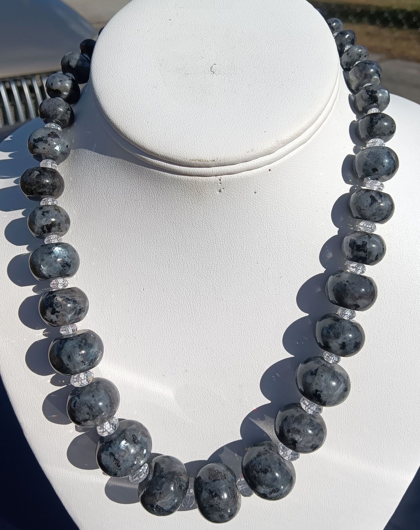 Gray Labradorite Necklace