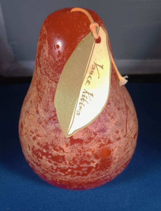 Vince Kitira Red Distressed Pear Candles