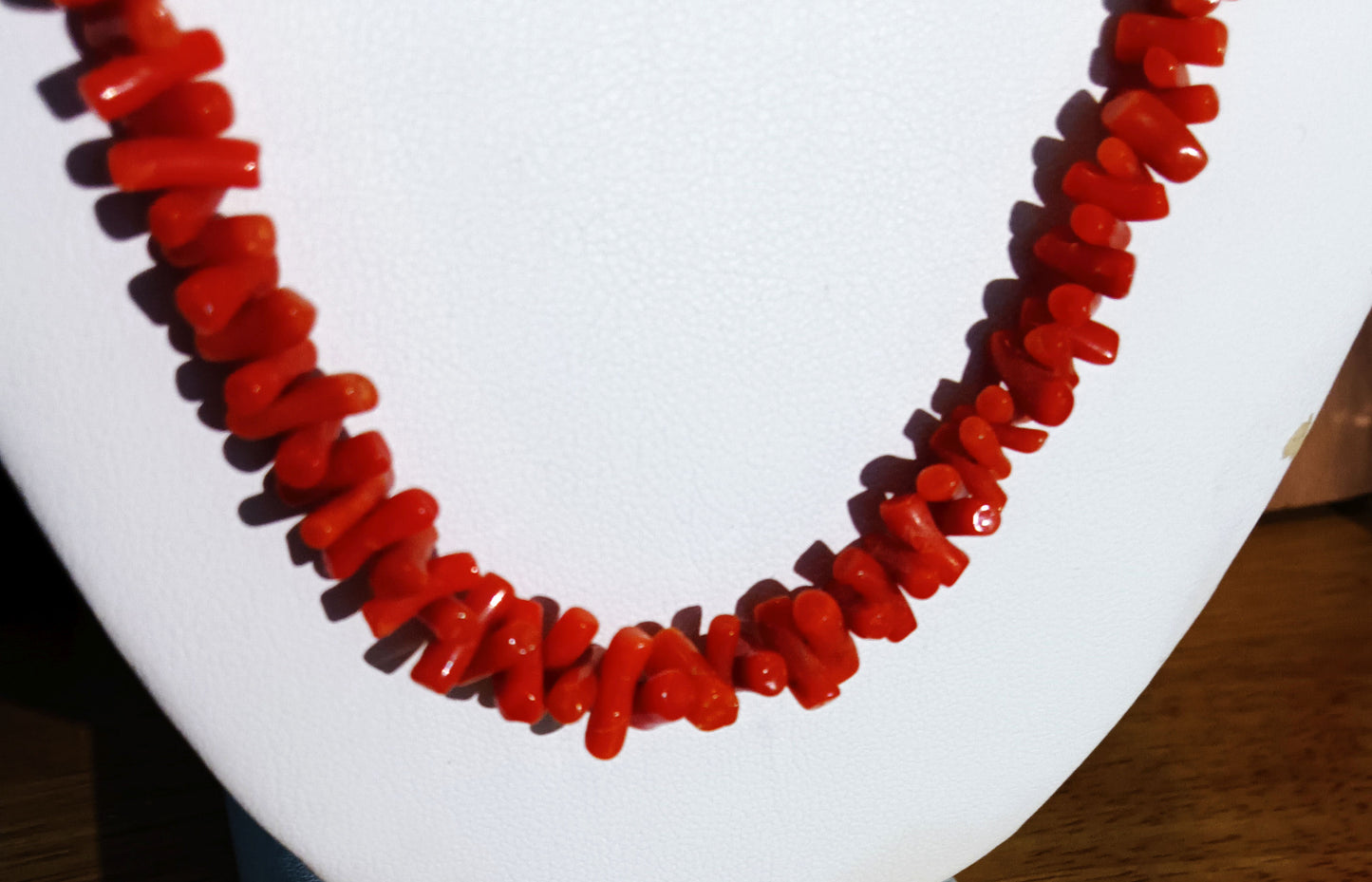 Orange Coral Necklace – Nice!