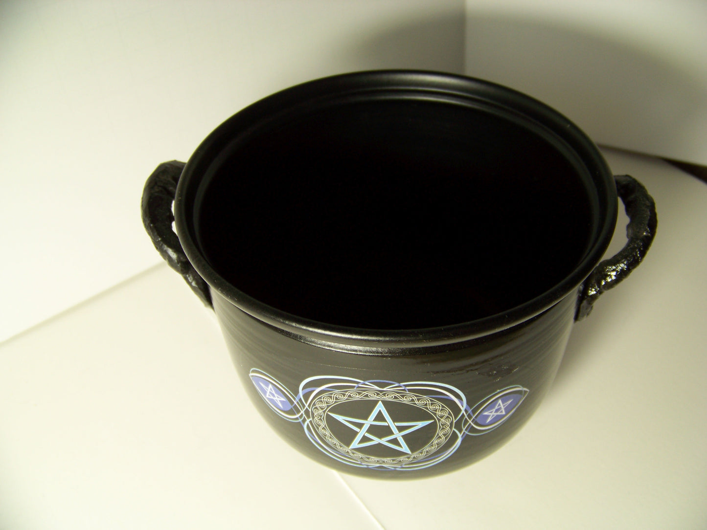 Iron Cauldron/Offering Bowl - Pentacle